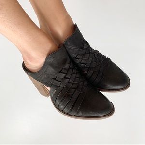 Seychelles Leather Woven Mules